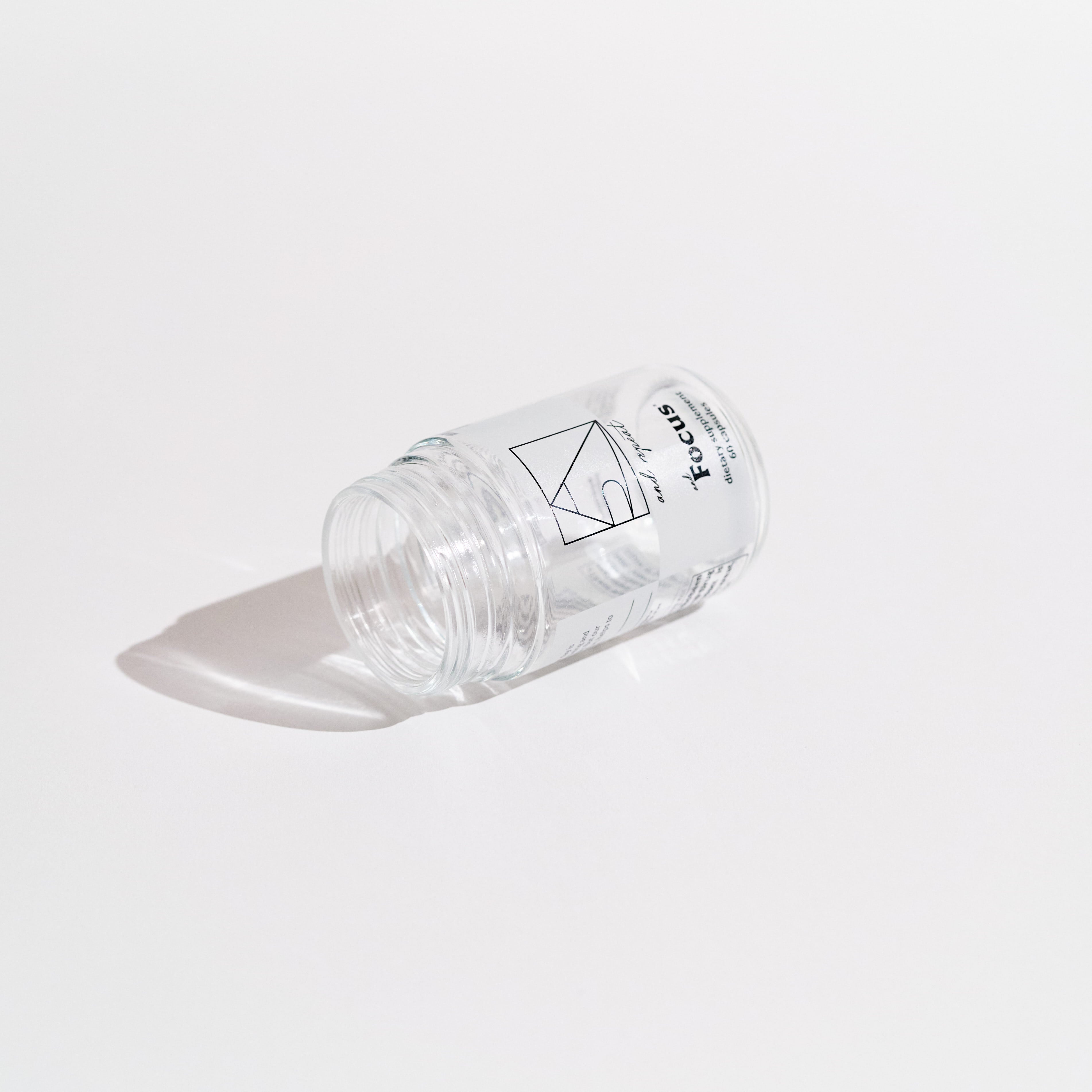 And Repeat empty AndFocus daily focus supplement jar