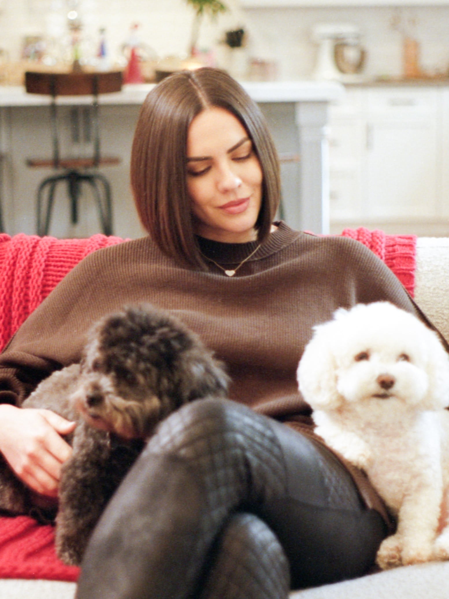 Katie Maloney and her dogs