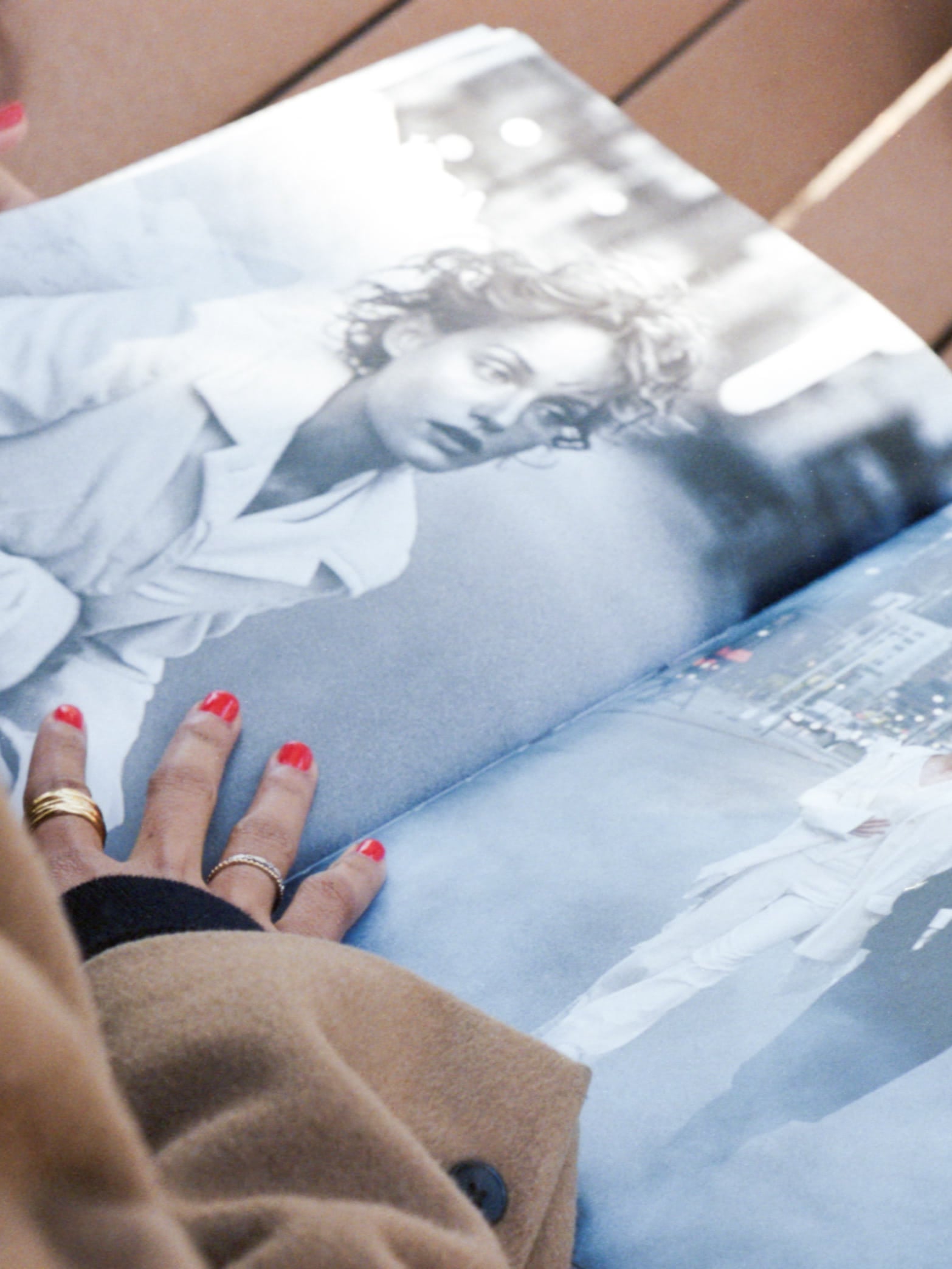 Maxine Goynes holding a book